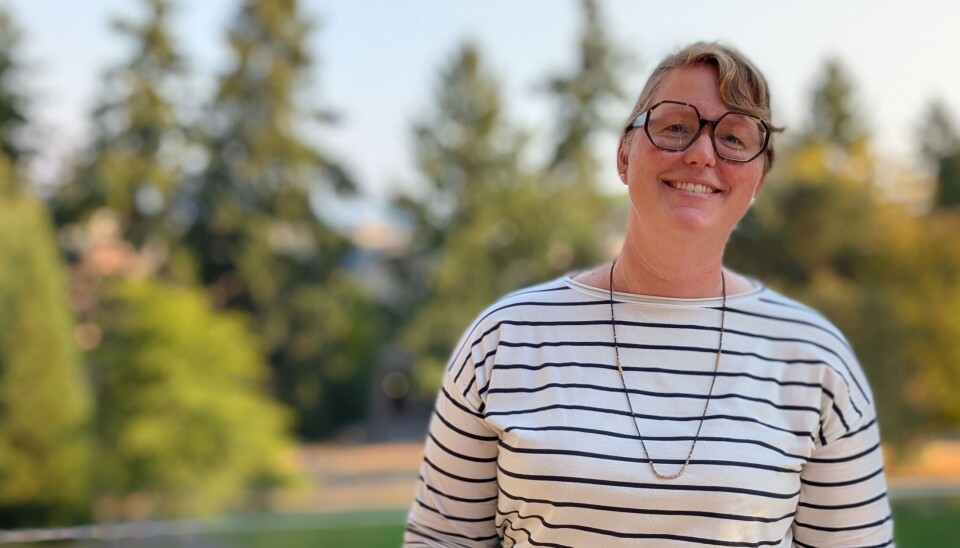 Olivia Gunn ble oppdratt som norsk i Seattle, USA. Hun er førsteamanuensis på institutt for skandinaviske studier på University of Washington. Portrett Olivia Gunn.