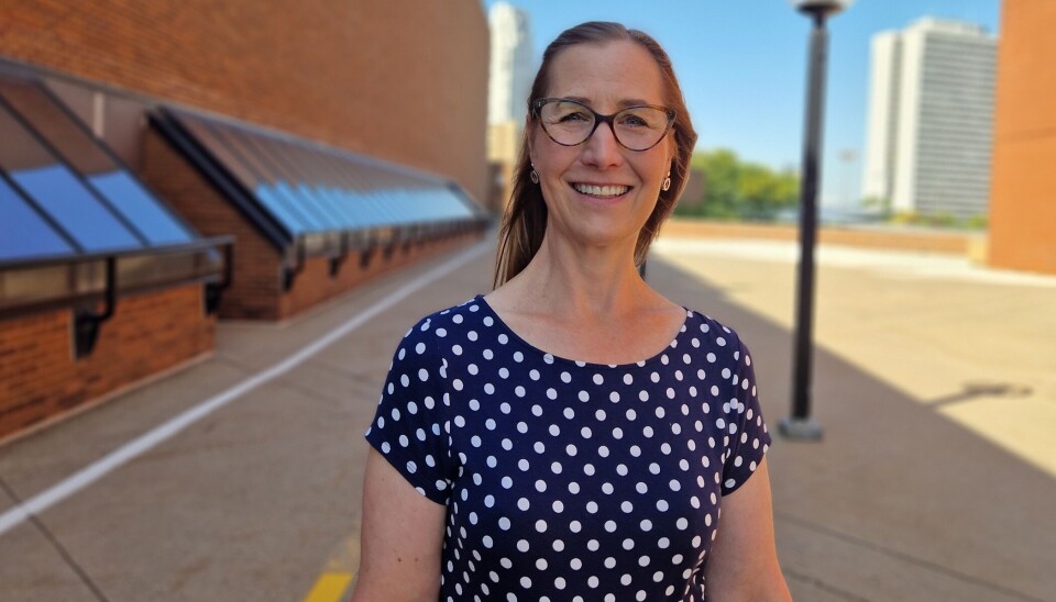 Michele Waslin jobber på et forskningssenter for innvandringshistorie ved University of Minnesota. Hennes familie innvandret fra Italia og Øst-Europa for noen generasjoner siden. Portrett Michele Waslin