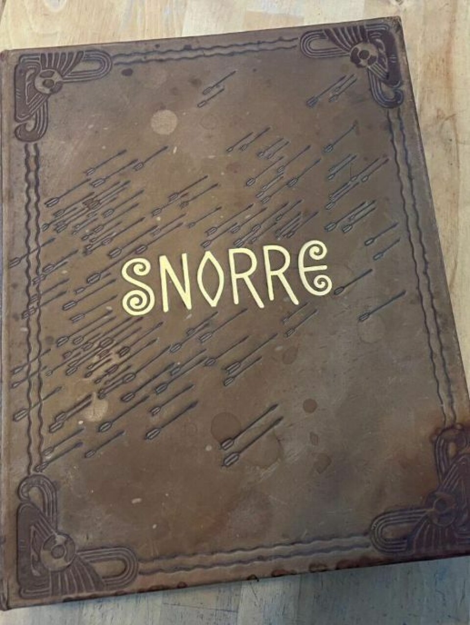 Snorre Sturlasons kongesagaer i utgave fra 1899, J.M. Stenersens Forlag.