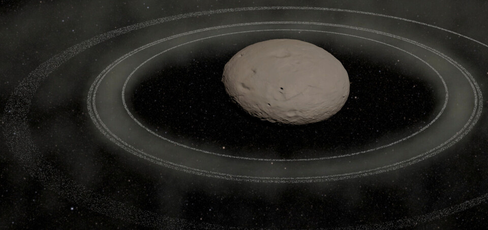 Danner ringer i verdensrommet: – Et sjeldent glimt