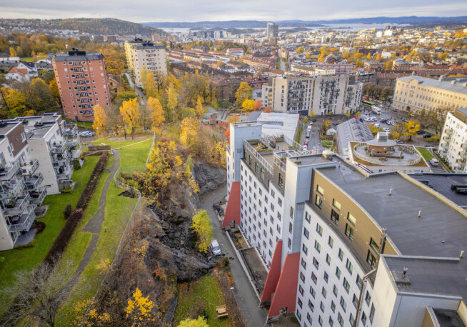 Geologer forbereder 3D-skanning av rasstedet på Carl Berner