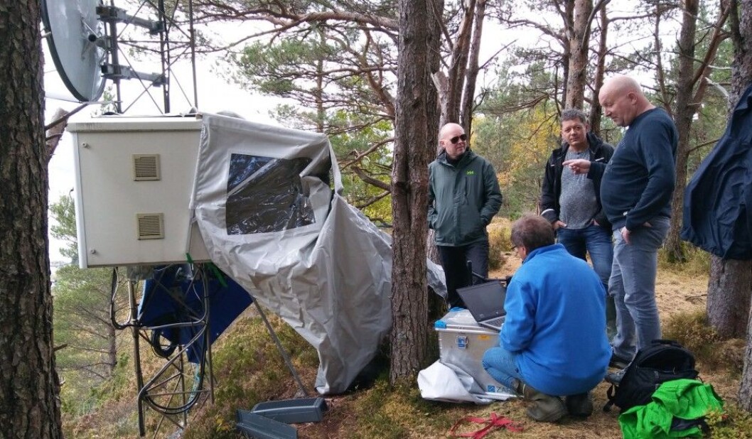Fra NRKs forsøk med TV over mobile nettverk i Sogn og Fjordane. (Foto: Gunnar Garfors/NRK) Fra NRKs forsøk med TV over mobile nettverk i Sogn og Fjordane. (Foto: Gunnar Garfors/NRK)