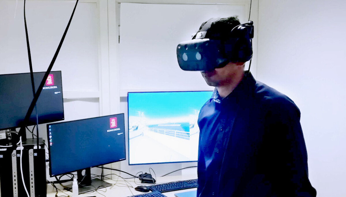 Fremtidens sjøfolk trener med VR-briller