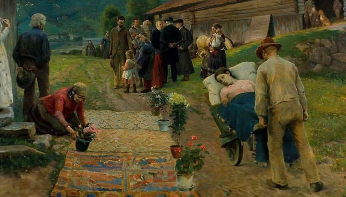 Når begynte vi med potteplanter i Norge?