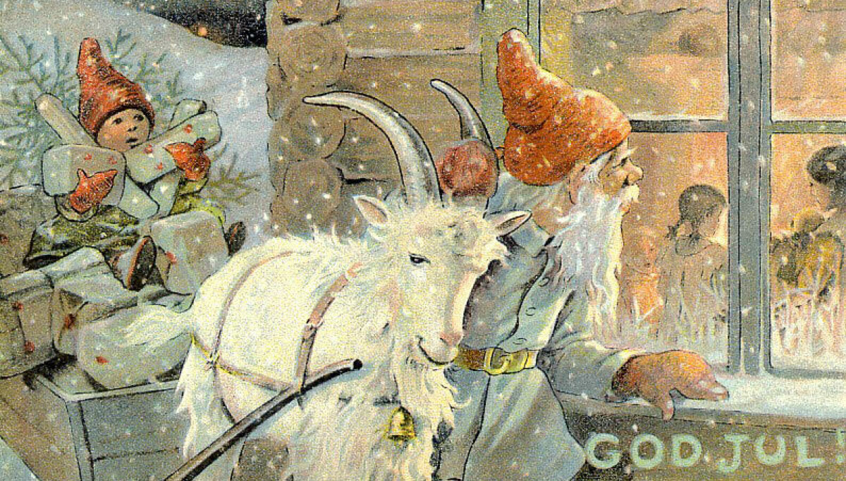 Fra kalde uthus til varme stuer. Slik ble nissen en del av julefeiringen vår