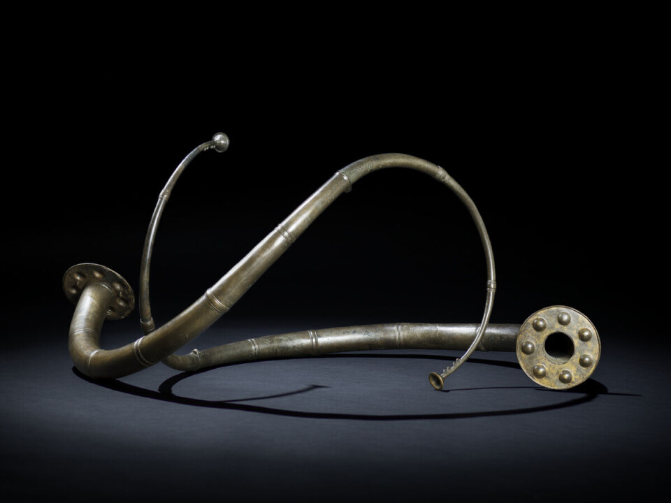 Bronselurene som ble funnet i en myr på Revheim i Stavanger kommune i 1894.