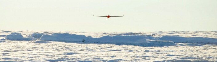 Relativt beskjedne, lite kostbare droner ble brukt til den omfattende undersøkelsen. (Foto: A. Hubbard) Relativt beskjedne, lite kostbare droner ble brukt til den omfattende undersøkelsen. (Foto: A. Hubbard)