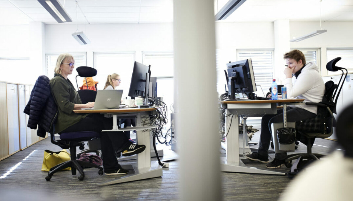 Inneklimaet er dårlegast i opne kontorlandskap