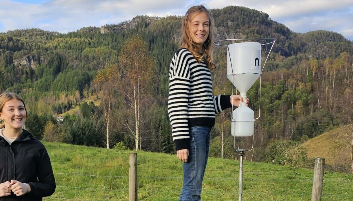 Siri (14) gjør en viktig jobb for forskningen i Norge