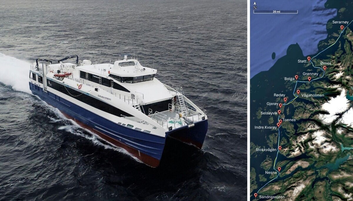 Slik kan utslippene fra hurtigbåtene halveres på bare fem år