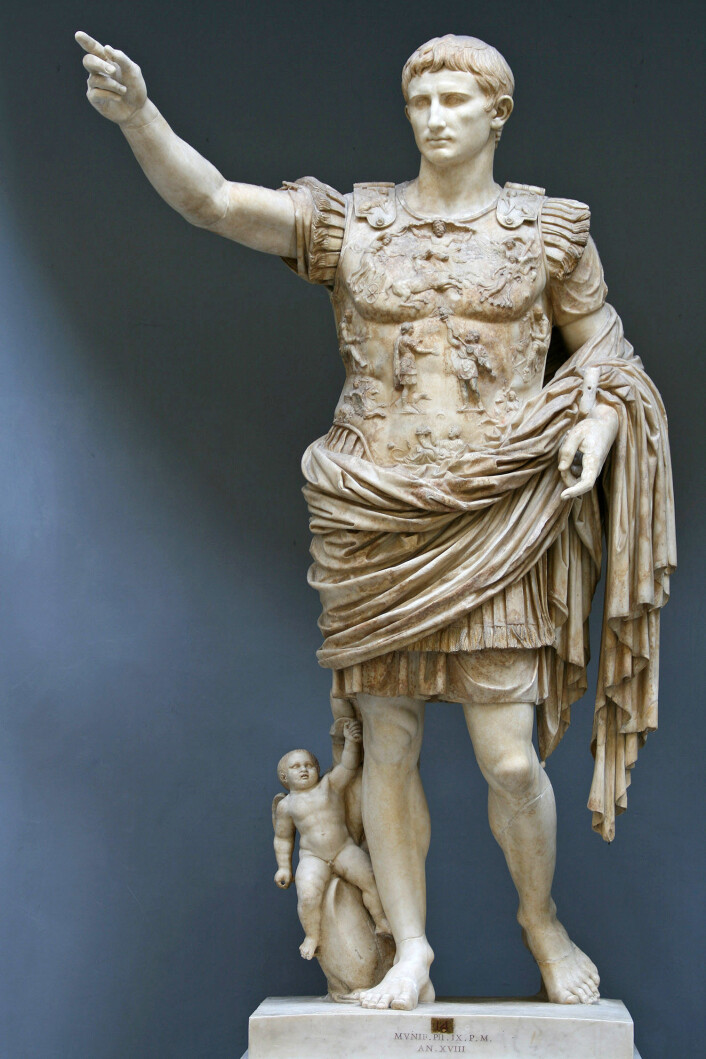 Augustus, som ble Romas første keiser i år 27. f.Kr. (Foto: Till Niermann) Augustus, som ble Romas første keiser i år 27. f.Kr. (Foto: Till Niermann)