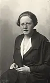 Portrett Borghild Krane.
