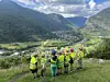 Barn med utsikt til Lærdalselva.