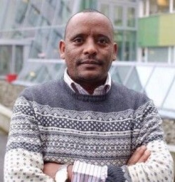 Medieforsker Mulatu Alemayehu Moges er tidligere journalist, men ville ikke jobbet som det under dagens forhold i Etiopia. (Foto: Elizabeth Bunn) Medieforsker Mulatu Alemayehu Moges er tidligere journalist, men ville ikke jobbet som det under dagens forhold i Etiopia. (Foto: Elizabeth Bunn)
