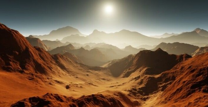 Mars er en kald planet, men det betyr ikke at mantelen er helt avkjølt. Faktisk siver det fortsatt varme fra planetens indre og opp til overflaten. (Foto: Jurik Peter / Shutterstock / NTB scanpix) Mars er en kald planet, men det betyr ikke at mantelen er helt avkjølt. Faktisk siver det fortsatt varme fra planetens indre og opp til overflaten. (Foto: Jurik Peter / Shutterstock / NTB scanpix)