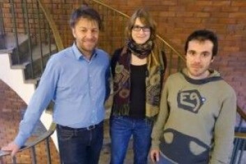 Andreas Max Kääb, Désirée Treichler og Adrien Gilbert er tre av forskerne bak den nye studien. (Foto: Foto: Gunn Kristin Tjoflot/UIO) Andreas Max Kääb, Désirée Treichler og Adrien Gilbert er tre av forskerne bak den nye studien. (Foto: Foto: Gunn Kristin Tjoflot/UIO)