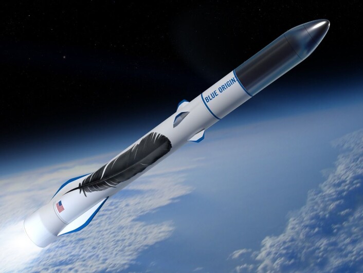 New Glenn. (Illustrasjon: Blue Origin) New Glenn. (Illustrasjon: Blue Origin)