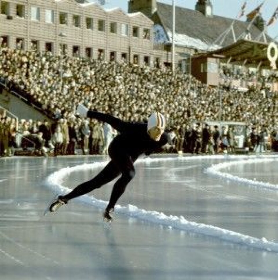 Fred Anton Maier er en av professor Hjorts store helter gjennom tidene. Bildet er fra 1968, da Maier ble europamester på Bislett. (Foto: Paul Andreas Røstad / Wikimedia Commons/CC 4.0)