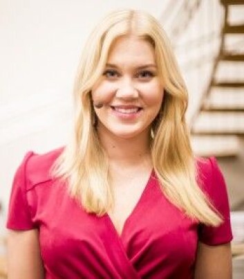 Bloggeren «Blondinbella», Isabella Löwengrip, tjener gode penger på appen som skal finne de sikre periodene. (Foto: Webbstjärnan IIS/flickr.com. Lisens CC 2.0) Bloggeren «Blondinbella», Isabella Löwengrip, tjener gode penger på appen som skal finne de sikre periodene. (Foto: Webbstjärnan IIS/flickr.com. Lisens CC 2.0)