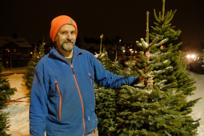 Juletreprodusent Ole Martin Eggen har selv testet fjelledelgrana. (Foto: Siri Elise Dybdal) Juletreprodusent Ole Martin Eggen har selv testet fjelledelgrana. (Foto: Siri Elise Dybdal)