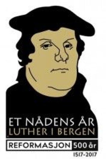… og slik viser Den norske kirken fram Luther i sin logo for fest og fordypning rundt Luther i år. … og slik viser Den norske kirken fram Luther i sin logo for fest og fordypning rundt Luther i år.