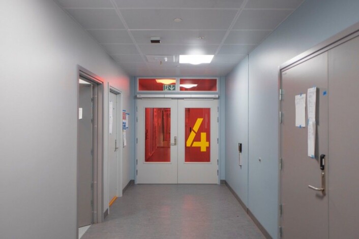 Oransje avdeling på akuttpsykiatrisk. (Foto: Håvard Kallestad) Oransje avdeling på akuttpsykiatrisk. (Foto: Håvard Kallestad)