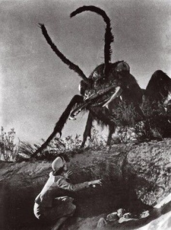 Mutantmaurene i filmen «Them!» fra 1954 var betydelig større og mer skremmende enn dem forskerne har skapt i amerikanske laboratorium. (Foto: Warner Brothers) Mutantmaurene i filmen «Them!» fra 1954 var betydelig større og mer skremmende enn dem forskerne har skapt i amerikanske laboratorium. (Foto: Warner Brothers)