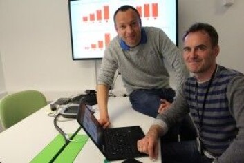 Forsker Øyvind Dahl hos SINTEF og prosjektleder Marius Søberg i Arbeidstilsynet. (Foto: Christina Benjaminsen) Forsker Øyvind Dahl hos SINTEF og prosjektleder Marius Søberg i Arbeidstilsynet. (Foto: Christina Benjaminsen)