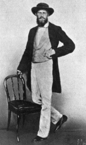 Alfred Russel Wallace i Singapore i 1862. Alfred Russel Wallace i Singapore i 1862.