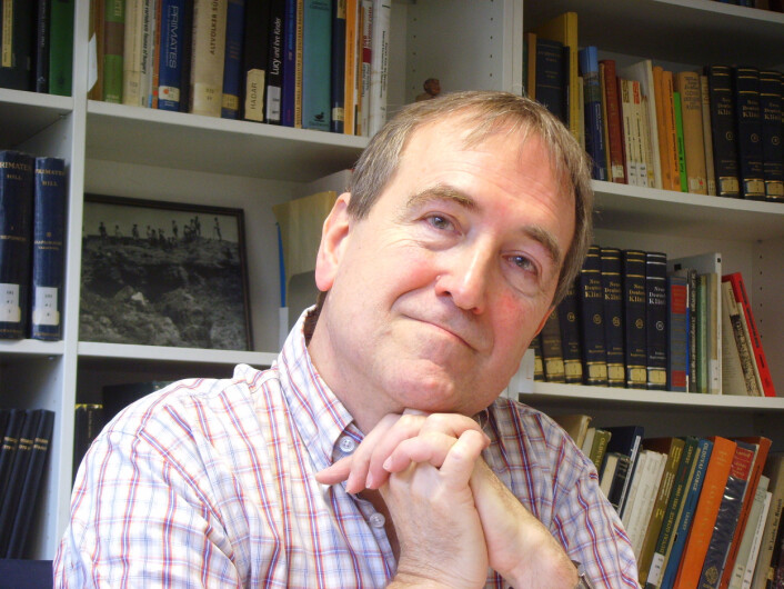 Chris Stringer ved Natural History museum. (Foto: Gerbil/CC BY-SA 3.0) Chris Stringer ved Natural History museum. (Foto: Gerbil/CC BY-SA 3.0)