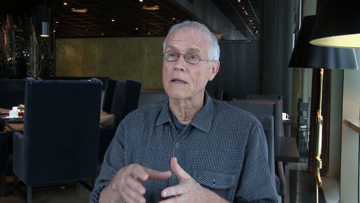 Gründer Paul Hawken, som står bak Drawdown-prosjektet. (foto: Lasse Biørnstad/forskning.no) Gründer Paul Hawken, som står bak Drawdown-prosjektet. (foto: Lasse Biørnstad/forskning.no)
