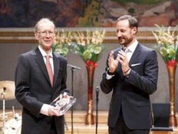 I 2016 var det Sir Andrew J. Wiles (til venstre) som fikk Abelprisen, den gangen var det kronprins Haakon som overrakk prisen på vegne av Vitenskapsakademiet. (Foto: Gorm Kallestad / NTB scanpix) I 2016 var det Sir Andrew J. Wiles (til venstre) som fikk Abelprisen, den gangen var det kronprins Haakon som overrakk prisen på vegne av Vitenskapsakademiet. (Foto: Gorm Kallestad / NTB scanpix)