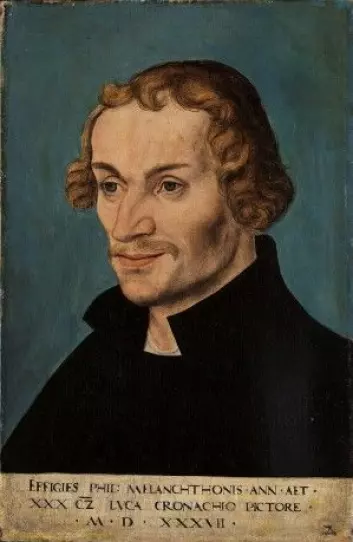 Augsburg-bekjennelsen ble skrevet av Luthers samarbeidspartner Philipp Melanchthon. (Maleri: Lucas Cranach den eldre)