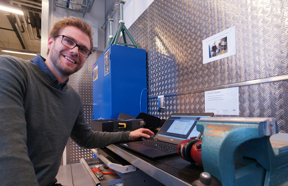 Joar Molvær arbeider nå i Kongsberg Automotive, men deltok i kurset Eksperter i team da han var student på NTNU. Foto: Arnfinn Christensen, forskning.no)
